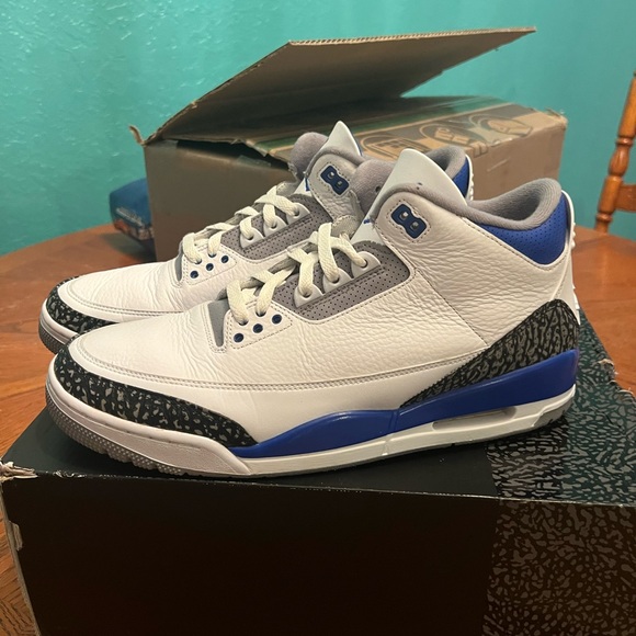 jordan retro 3 racer blue rare size great condition - Picture 8 of 8